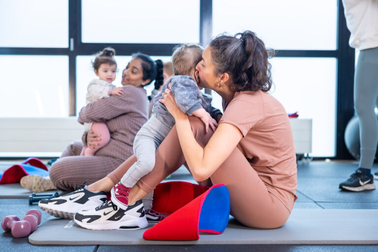 moeder baby band versterken